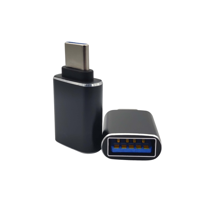 High Quality Portable Mini USB-C Type C Male to USB a 3.0 Female Adapter OTG Converter