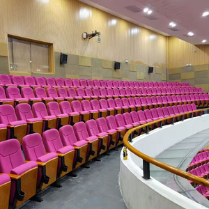Muebles Plegables de Diseño Moderno para Cine, Teatro, Escuela, Hogar, Oficina y Hotel, con Patas Metálicas, Cojines de Tela y Esponja, Venta al Por Mayor - Product Image 1