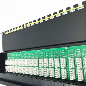Sản xuất điện thoại Cáp 50 cổng Cat3 điện thoại UTP Voice Patch Panel - Product Image 6
