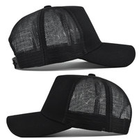 Bordado 3D hecho a medida 5 paneles curvado algodón poliéster mezcla Camo malla estructurada gorra de camionero sombreros