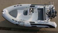 Bateau pneumatique semi-rigide de luxe CE 14.3t 430 RIB 580 à coque rigide en fibre de verre en V profond, avec Hypalon Orca et PVC, à vendre