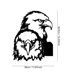 Aquila in ferro da appendere a parete WJD60 uccello Silhouette decorazione da parete segno Art muro arredamento moderno per la casa - Product Image 2