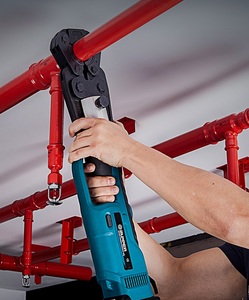 Outil de pressage <span class=keywords><strong>hydraulique</strong></span> Zupper Pz-1550 pour <span class=keywords><strong>plomberie</strong></span>, pince à sertir les tuyaux en cuivre, presse-joints PEX pour mâchoires de type M, V, TH, U - Product Image 5