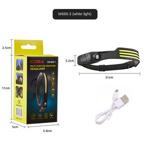 RTS Outdoor ricaricabile faro sensore di movimento Led faro campeggio COB Led faro per la pesca escursionismo corsa - Product Image 6