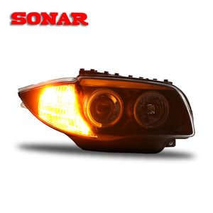 Faro Delantero de Xenón con Lente Ojo de Ángel <span class=keywords><strong>Modificado</strong></span>, Compatible con <span class=keywords><strong>BMW</strong></span> 118, <span class=keywords><strong>120i</strong></span>, 130i, Serie 1 E87, Garantía de 3 Años - Product Image 3