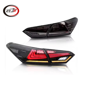CZJF High Quality New Part New Style <strong>Nike</strong> Hooks LED Tail Lights for Camry 2018-24 Smoked Rear Lamps - Product Image 1