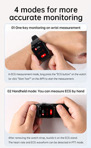 VE500 Smart Watch <span class=keywords><strong>ECG</strong></span> HR HRV controllo della temperatura corporea dei pazienti che monitorano la frequenza cardiaca per il centro medico Tracker Smartwatch - Product Image 3