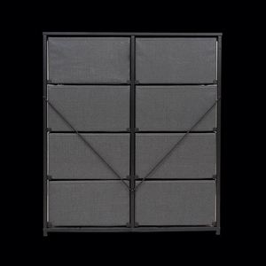 Modern Living Room Fabric <b>Cabinets</b> With Freestanding Durable Stainless Steel MDF Panel Pine - Product Image 3
