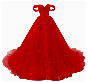 Shop Online Wedding Gown Red Colour Super Best Quality | Alibaba.com
