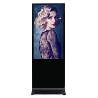 Kiosque tactile LCD sur pied de taille personnalisée 43/49/55 pouces, écran mural avec graphismes pour affichages verticaux, kiosque numérique