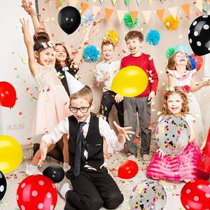 75 pièces <span class=keywords><strong>de</strong></span> ballons <span class=keywords><strong>de</strong></span> couleur souris, confettis, ballons à pois, guirlande <span class=keywords><strong>de</strong></span> latex pour Halloween, baby shower, <span class=keywords><strong>mariage</strong></span>, anniversaire <span class=keywords><strong>de</strong></span> souris - Product Image 5