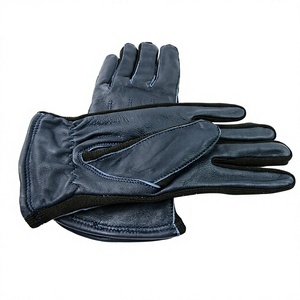 Gants de moto en cuir, longueur poignet, style sportif, respirants, non doublés, pour le cyclisme, utilisation quatre saisons - Product Image 5