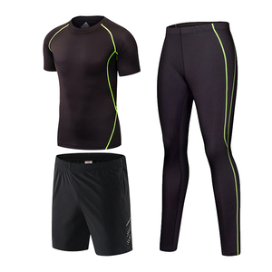 Custom Logo Sportswear Athletic <b>Set</b> Spandex Moisture Wicking Sweat Absorbing 5pcs Men And Women - Product Image 4