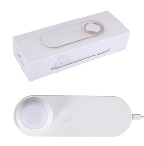Caricabatterie Wireless a 2 Bobine con Lampada LED, Logo Personalizzabile, Ricarica Rapida 20W, Certificato CE, Power Bank per Telefoni Cellulari, Tendenza 2020 - Product Image 5