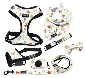 Arnés personalizable de nailon para perros, arnés de mochila de Bondage pequeño XS acolchado sólido para perros ciegos, arnés personalizable de cáñamo para perros - Product Image 5