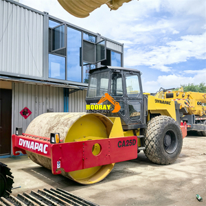 Rodillo Compactador Vibratorio de Doble Tambor CA25D con Neumáticos, Equipado con Componentes Clave: Motor DEUTZ de 44.7KW de Potencia, 20% de Inclinación, Usado - Product Image 3