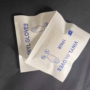 Disposable Vinyl Gloves 1 Pair Individually Packaged For Home Cleaning And Hairdressing Use - Product Image 1