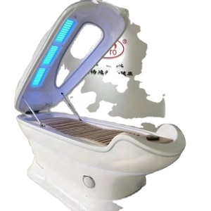 Capsule de spa LED 3-en-1 en gros + Lit de massage aquatique d'hydrothérapie + Chambre de sauna vapeur humide avec écran tactile sur pied - Product Image 1