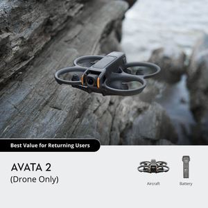 โดรน DGI <span class=keywords><strong>Avatar</strong></span> <span class=keywords><strong>2</strong></span> 4K FPV สำหรับการใช้งานเชิงพาณิชย์ ชุด Fly More Combo (แบตเตอรี่ 3 ก้อน) แว่นตา Goggles-GPS มอเตอร์แบบไร้แปรงถ่าน บินได้ 21-30 นาที ระยะ 15 กม. - Product Image 4