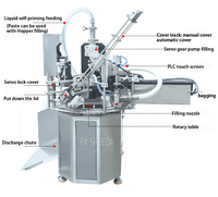 Machine de remplissage et de scellage de sachets électrique Doypack avec support de bec de jus de 500ml pour emballage de boissons et de produits chimiques
