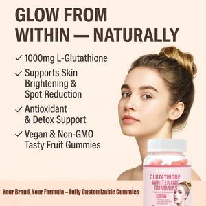 Erweiterte Gesunde GSH Haut Bleaching L-Glutathion Gummies Mit Kollagen Licht Und Auch Haut Ton Lebensmittel Ergänzung - Product Image 4