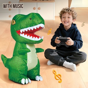 Jouet <span class=keywords><strong>dinosaure</strong></span> gonflable <span class=keywords><strong>télécommandé</strong></span> MILI, thème dessin animé MINI, télécommande 2,4 GHz, <span class=keywords><strong>dinosaure</strong></span> marchant <span class=keywords><strong>télécommandé</strong></span> pour enfants - Product Image 2