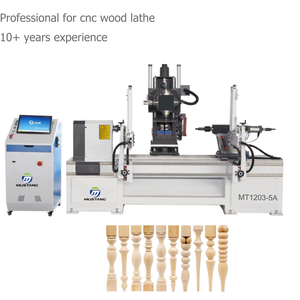 Tour à <span class=keywords><strong>bois</strong></span> CNC 5 axes Mustang MT1203-5A avec moteur 5,5 kW pour la fabrication de pieds de chaise et de meubles - Product Image 2