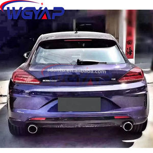 WGYAP Kit Carrosserie Luxe Style R pour Scirocco : Pare-chocs Avant, Lèvre Diffuseur, Jupes Latérales en Plastique, Amélioration <span class=keywords><strong>Auto</strong></span>, Neuf - Product Image 5