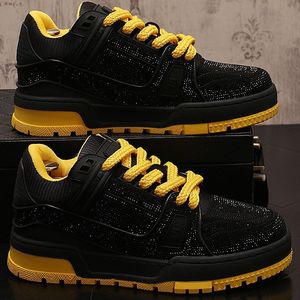 Zapatillas Deportivas de Malla de Diseño Lujoso para Hombre, con Diamantes, Casuales, Ligeras, Transpirables, Impermeables, para Otoño y Verano, Marca LVS - Product Image 3