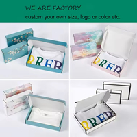 Boîtes d'expédition roses avec logo personnalisé Emballage de produit postal Boîte magnétique cosmétique pour soins de la peau Boîtes cadeau en carton papier kraft