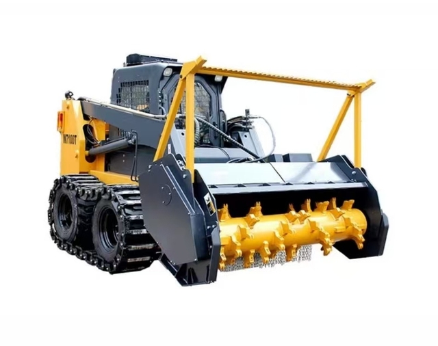 OEM SJ1000 Forestry Mulcher Attachment Heavy Duty Tree Mulcher Forestry Equipment Hydraulic Machine for Sale Land Clearing Pro