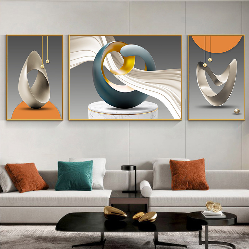 High Gloss Resin Wall Painting Framed