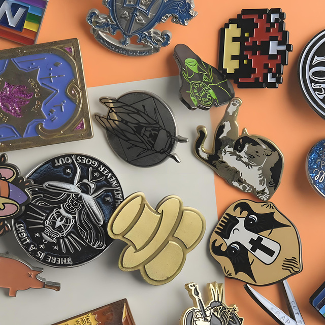 Wholesale Customized Soft Enamel Color Pins Badges Design Soft Enamel Pins for Gifts