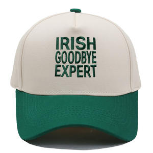 Topi Trucker Retro Baru Custom Bordir 3D Katun Murni Topi Baseball Unisex Pinggiran Melengkung Musim Panas Jaring Paduan Warna - Product Image 2