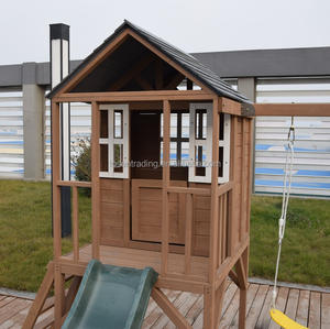 Parque infantil de jardín con tobogán para niños pequeños, columpio de plástico, aro de baloncesto de metal y accesorios de aleación - Product Image 6