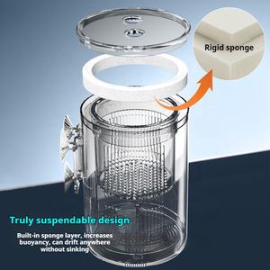 Caja de Aislamiento Suspendida para Peceras, Caja de Incubación Multifuncional, Caja de Cría y Crianza de Acrílico para Alevines de <span class=keywords><strong>Guppy</strong></span> - Product Image 5