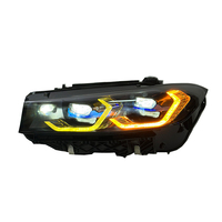 JY para Serie 3 G20, Modificación del Conjunto de Faros Delanteros, Luces LED de Circulación Diurna de Doble Color en Forma de Cuchara, Láser de 12V, Alta Intensidad 6000K