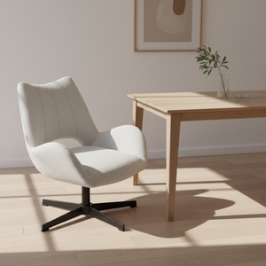 Tabourets <span class=keywords><strong>de</strong></span> <span class=keywords><strong>bar</strong></span> <span class=keywords><strong>de</strong></span> luxe modernes en tissu blanc riz, pivotants, réglables en hauteur, avec dossier, pour cuisine et salle à manger (vente en gros) - Product Image 1