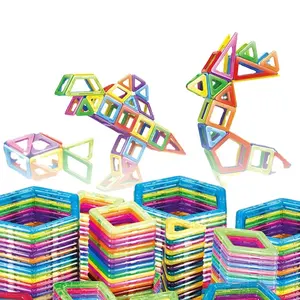 Magnetische Blokken, 100 Stuks Magnetische Bouwstenen, Speelgoed Magneet Tegels