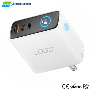 Pd 65W อะแดปเตอร์หน้าจอแสดงผล LED โน้ตบุ๊ค USB 2 Type-C ชาร์จเร็วปลั๊ก US ที่ชาร์จผนังแล็ปท็อปไฟ LED - Product Image 2