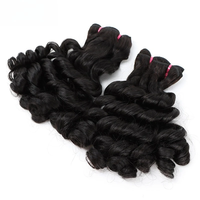 15A Mèches de cheveux humains vierges brésiliens Remy, ondulées, non traitées, double trame machine, marque Huanrong, couleur naturelle pour femmes