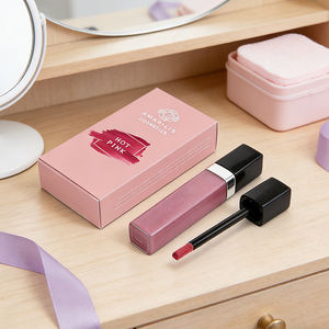 Cajas de Papel Rosa de Lujo con Logotipo Personalizado, Caja de Embalaje de Cartón para Regalos y Cosméticos - Product Image 3