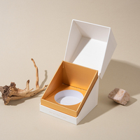 Boîte à parfum sans aimant Lionwrapack, couvercle à charnière, emballage en papier de luxe, dorure à chaud, logo personnalisé