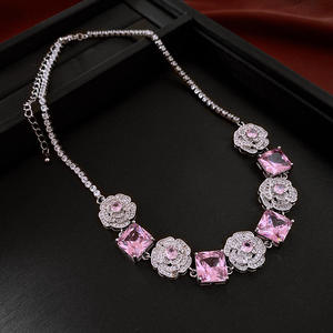 Fashion Jewelry <b>Sets</b> Platinum Plated Amethyst Zircon Necklace <b>Bracelet</b> Earrings Ring <b>Set</b> Jewelry Elegant Luxury Gift for Women - Product Image 5