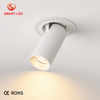 Spot LED encastré 6W 12W 25W 12 Watt avec CCT réglable, éclairage orientable Tuya Dali 1-10V Triac dimmable