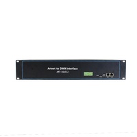 Contrôleur DMX 8 univers Artnet DMX512 Contrôleur de lumière LED étoile filante/Contrôleur LED RGB Artnet avec logiciel Matrix