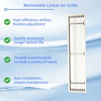 Grille de ventilation d'air conditionné amovible en plastique ABS personnalisable
