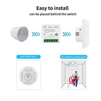 Module commutateur WiFi intelligent, pour projets d'automatisation, fonctionne avec application et commande vocale