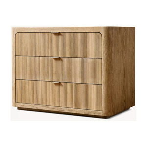 Table de chevet CAMBRIA RHMAKER FURNITURE, table de chevet moderne de luxe, table de chevet fermée avec tiroir pour chambre à coucher - Product Image 1