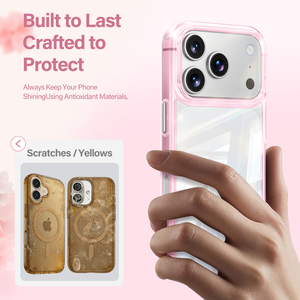 เคสโทรศัพท์กันกระแทกใส รุ่นบางพิเศษ 1.0 มม. ผลิตจากวัสดุ TPU+PC <span class=keywords><strong>Bayer</strong></span> ป้องกันเหลือง สำหรับ iPhone 17 Pro Max 17 Air - Product Image 6